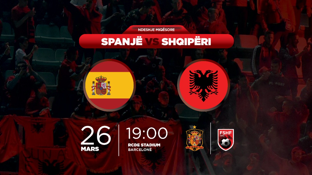 Përplasja e Shqipërisë me futbollin Tiki Taka ka tani një stadium: kuqezinjtë sfidojnë Spanjën në fushën e Espanyol